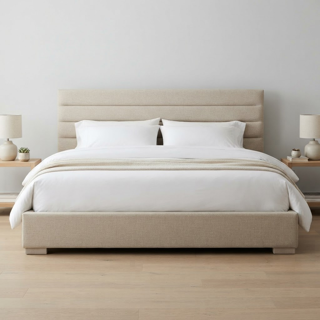 Aurora Upholstered Platform Bed