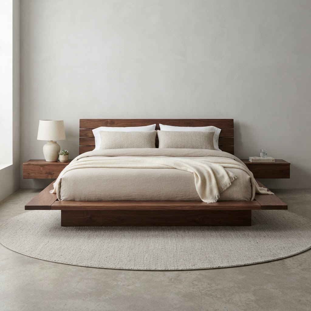 Zen Low Platform Bed